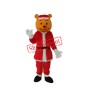 Yellow Christmas Bear Mascot Adult Costume Free Shipping