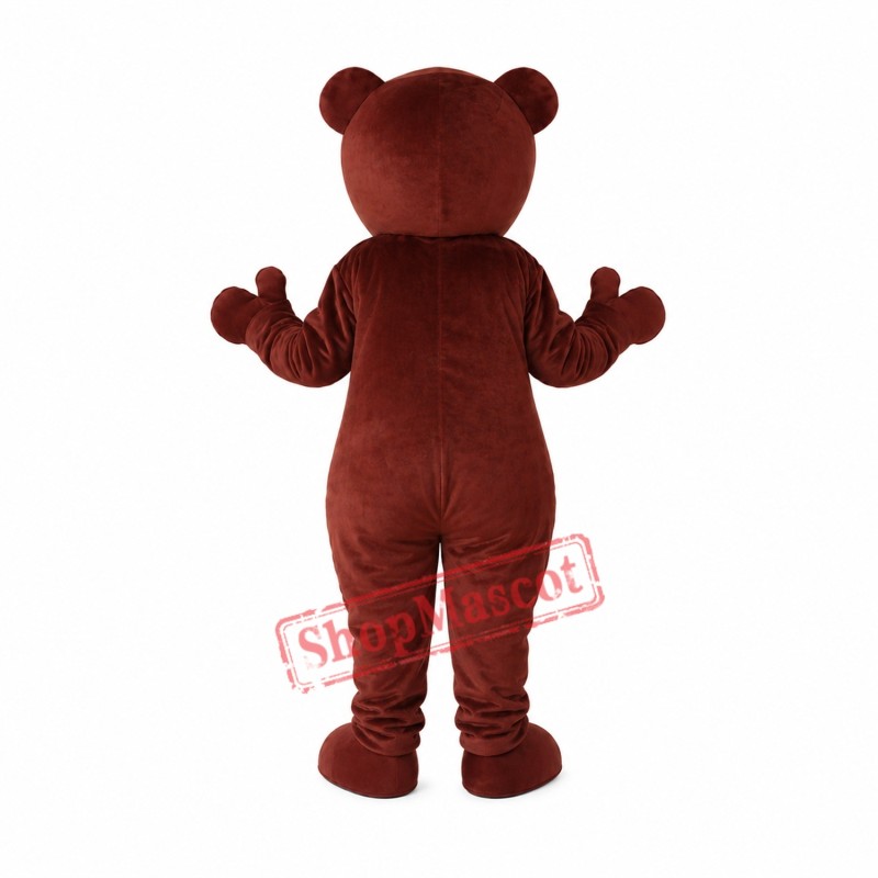 Cook Brown Bear Mascot Adult Costume Free Shipping