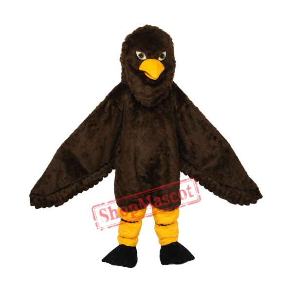 Long-haired Brown Eagle Mascot Adult Costume Free Shipping Long-haired Brown Eagle Mascot Adult Costume Free Shipping
