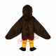 Long-haired Brown Eagle Mascot Adult Costume Free Shipping Long-haired Brown Eagle Mascot Adult Costume Free Shipping