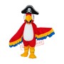 Red Pirate Parrot Mascot Adult Costume Free Shipping