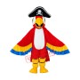 Red Pirate Parrot with Tail Mascot Adult Costume Free Shipping