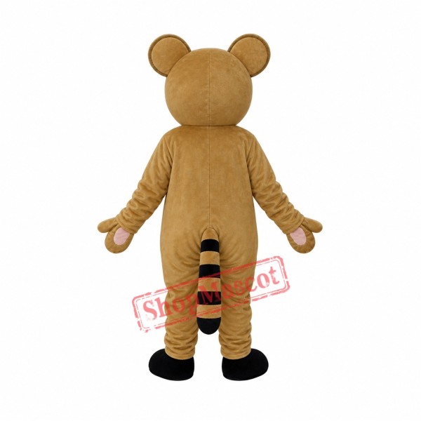 Small Brown Bobcat Mascot Adult Costume Free Shipping Small Brown Bobcat Mascot Adult Costume Free Shipping