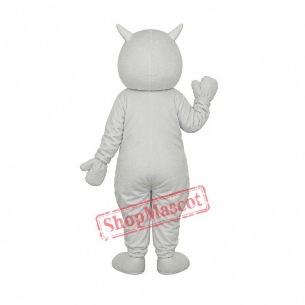 White Cat Mascot Adult Costume Free Shipping White Cat Mascot Adult Costume Free Shipping