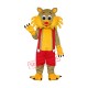 Yellow Face Cat Adult Mascot Costume Free Shipping