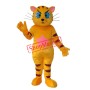 Yellow Star Cat Mascot Adult Costume Free Shipping