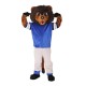 Brown Gentle Lion Mascot Costume on Clearance