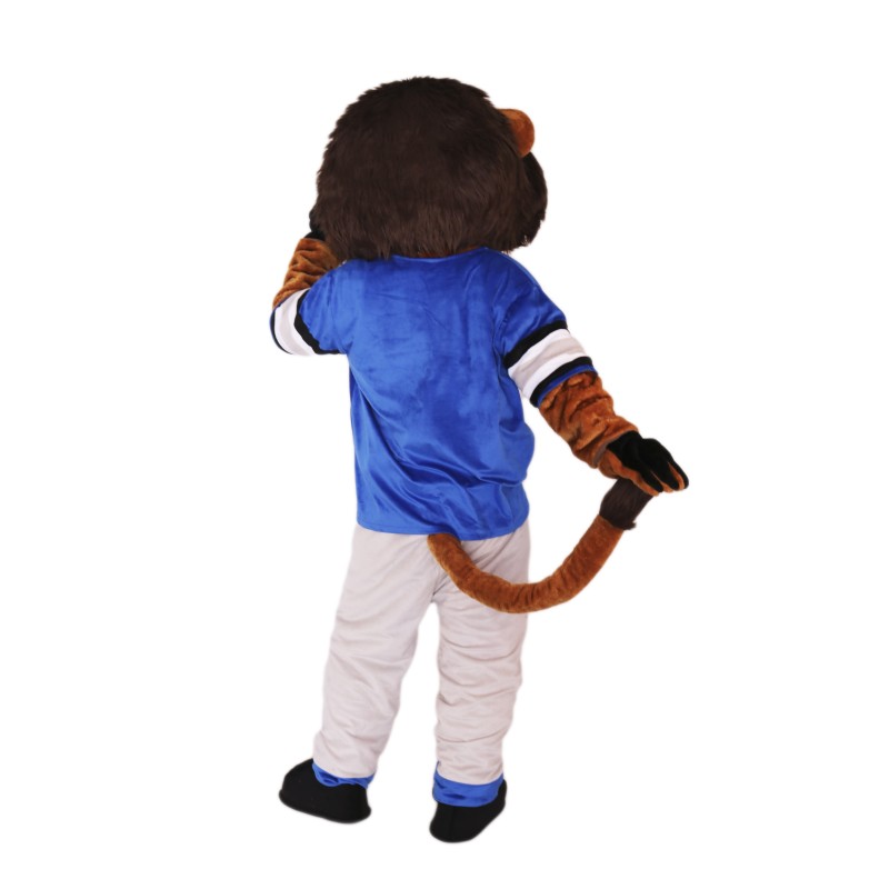 Brown Gentle Lion Mascot Costume on Clearance
