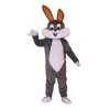 Cute Gray & White Rabbit Mascot Costume on Clearance