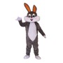 Cute Gray & White Rabbit Mascot Costume on Clearance