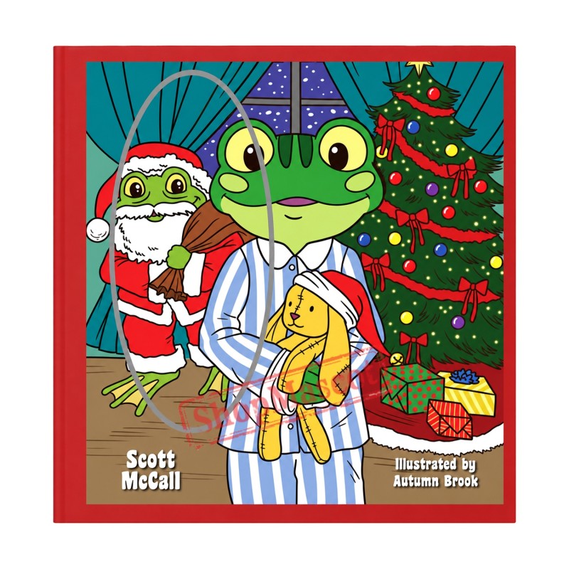 Santa Frog Mascot Costume Santa Frog Mascot Costume
