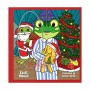 Santa Frog Mascot Costume