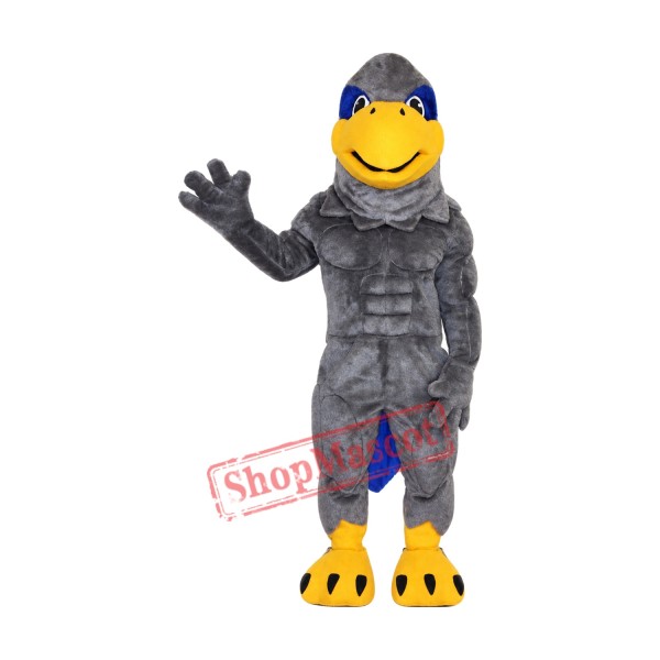 College Grey Hawk Mascot Costume College Grey Hawk Mascot Costume