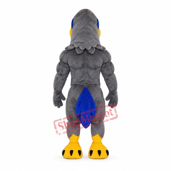 College Grey Hawk Mascot Costume College Grey Hawk Mascot Costume