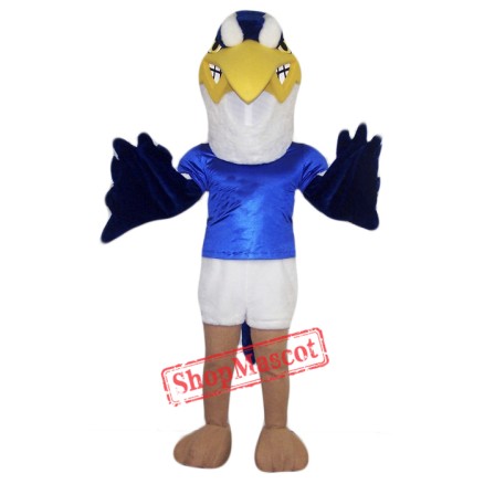 The Blue Heron Mascot Costume