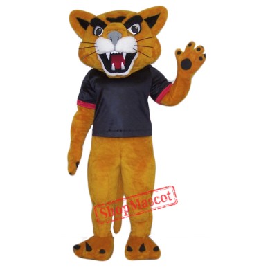 Happy Cougar Mascot Costume
