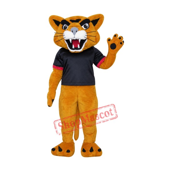 Happy Cougar Mascot Costume