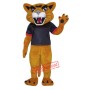 Happy Cougar Mascot Costume