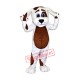 Cute White & Brown Dog Mascot Costume