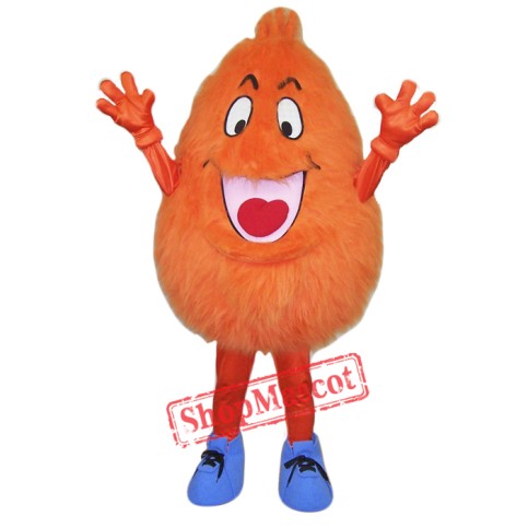 The Orange Monster Mascot Costume