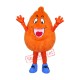 The Orange Monster Mascot Costume