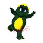 Cute Green Monster Mascot Costume