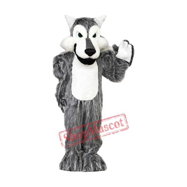 High Quality Gray Wolf  Mascot Costume