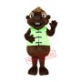 Chocolate Beaver Mascot Costume