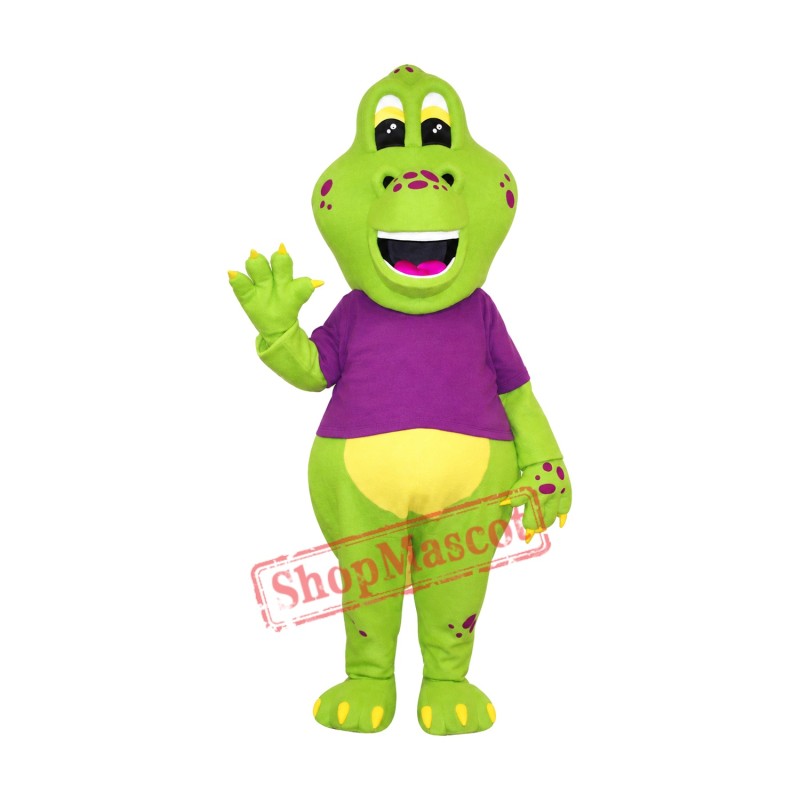 High Quality Green Dinosaur Mascot Costume High Quality Green Dinosaur Mascot Costume
