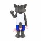 Happy Little Wolf Mascot Costume Happy Little Wolf Mascot Costume