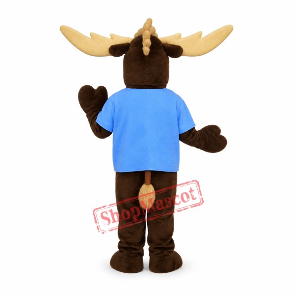 College Moose Mascot Costume