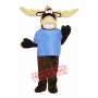 College Moose Mascot Costume