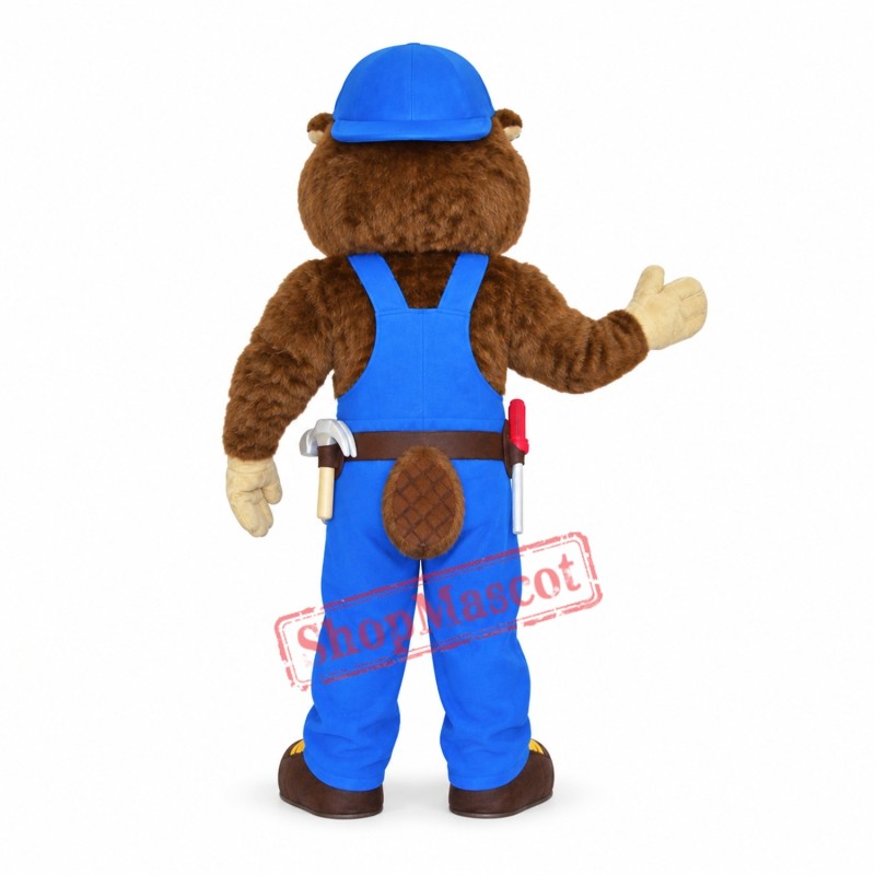 Industrial Gopher Mascot Costume Industrial Gopher Mascot Costume