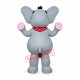 High Quality Grey & Pink Elephant Mascot Costume 