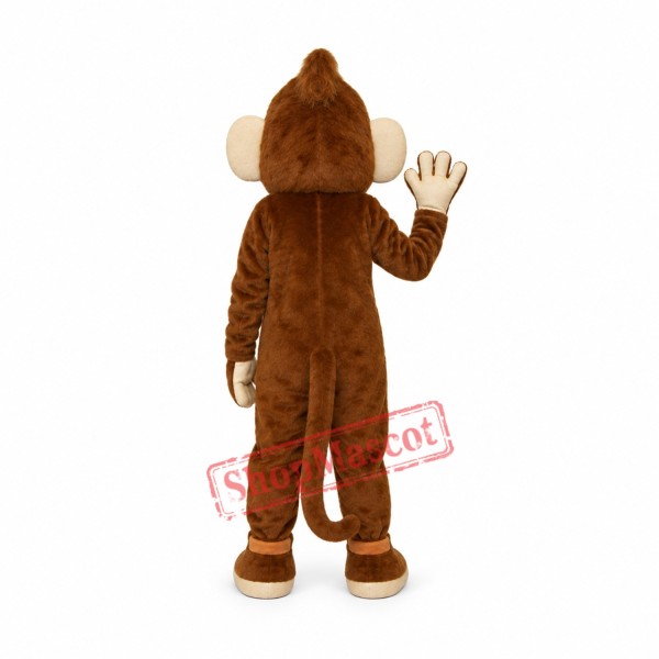Happy Monkey Mascot Costume Happy Monkey Mascot Costume