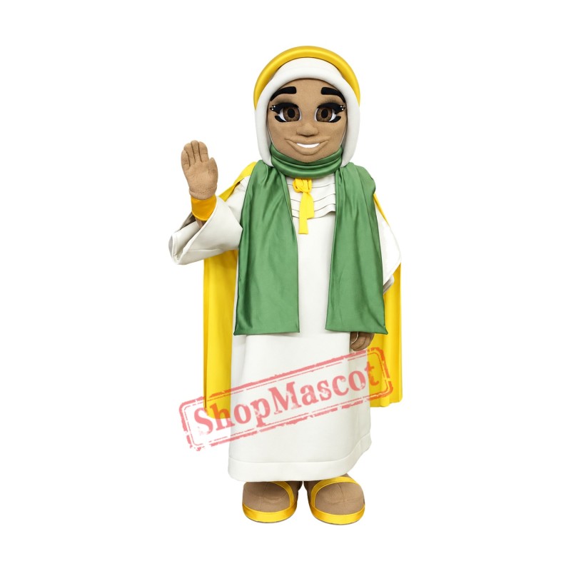 Anonymous Angel Mascot Costume Anonymous Angel Mascot Costume