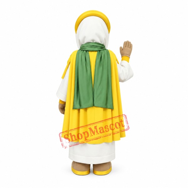 Anonymous Angel Mascot Costume Anonymous Angel Mascot Costume