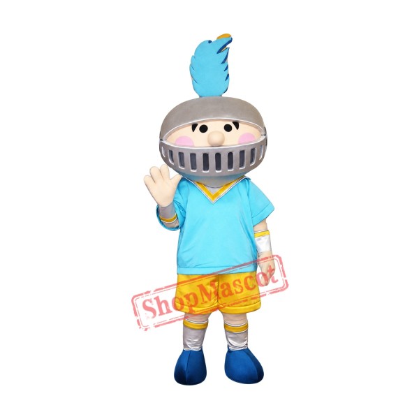 Little Boy Knight Mascot Costume Little Boy Knight Mascot Costume