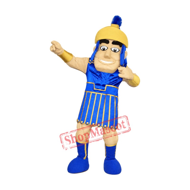 Happy Spartan Mascot Costume Happy Spartan Mascot Costume