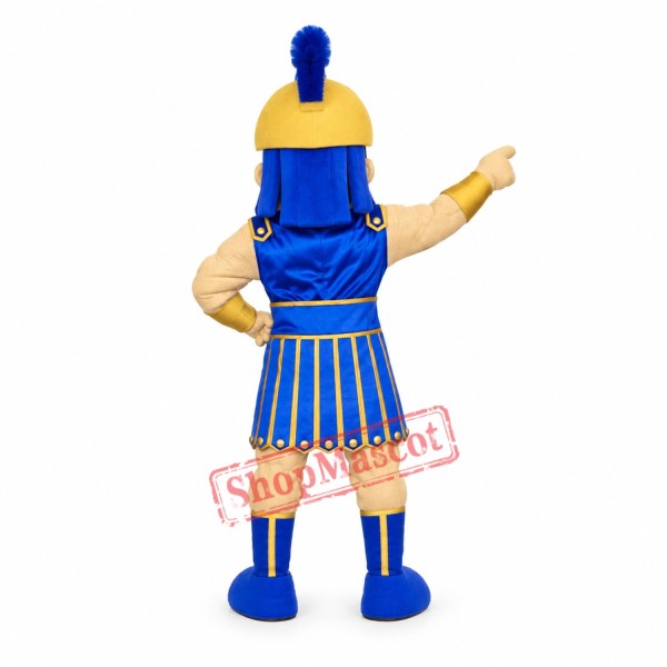 Happy Spartan Mascot Costume Happy Spartan Mascot Costume