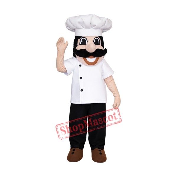 Professional Quality Chef Mascot Costume Professional Quality Chef Mascot Costume