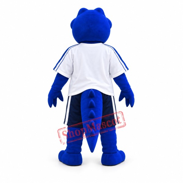 Blue Alligator Mascot Costume Blue Alligator Mascot Costume