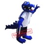 Blue Alligator Mascot Costume