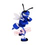 Blue Bee Mascot Costume