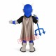 Grey & Blue Devil Mascot Costume Grey & Blue Devil Mascot Costume
