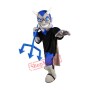 Grey & Blue Devil Mascot Costume