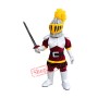 Silver & Red Knight Mascot Costume