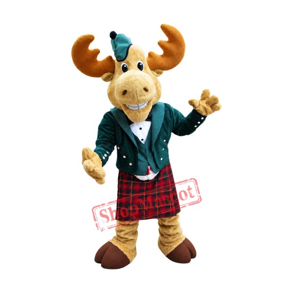 High Quality Adult Moose Mascot Costume