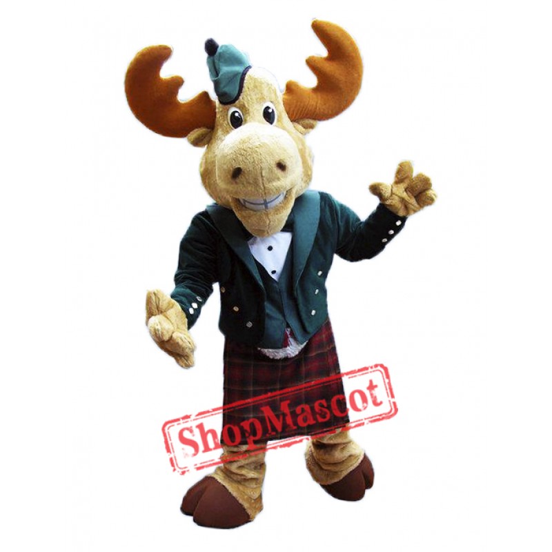 High Quality Adult Moose Mascot Costume