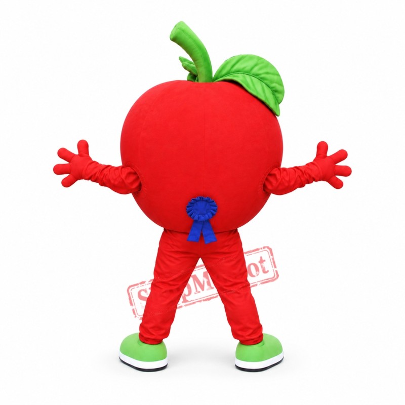 Red Apple Mascot Costume Red Apple Mascot Costume